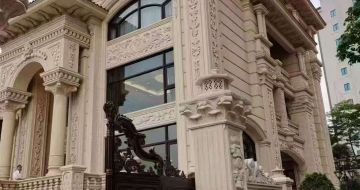 泉州黄金麻别墅外墙异形定制