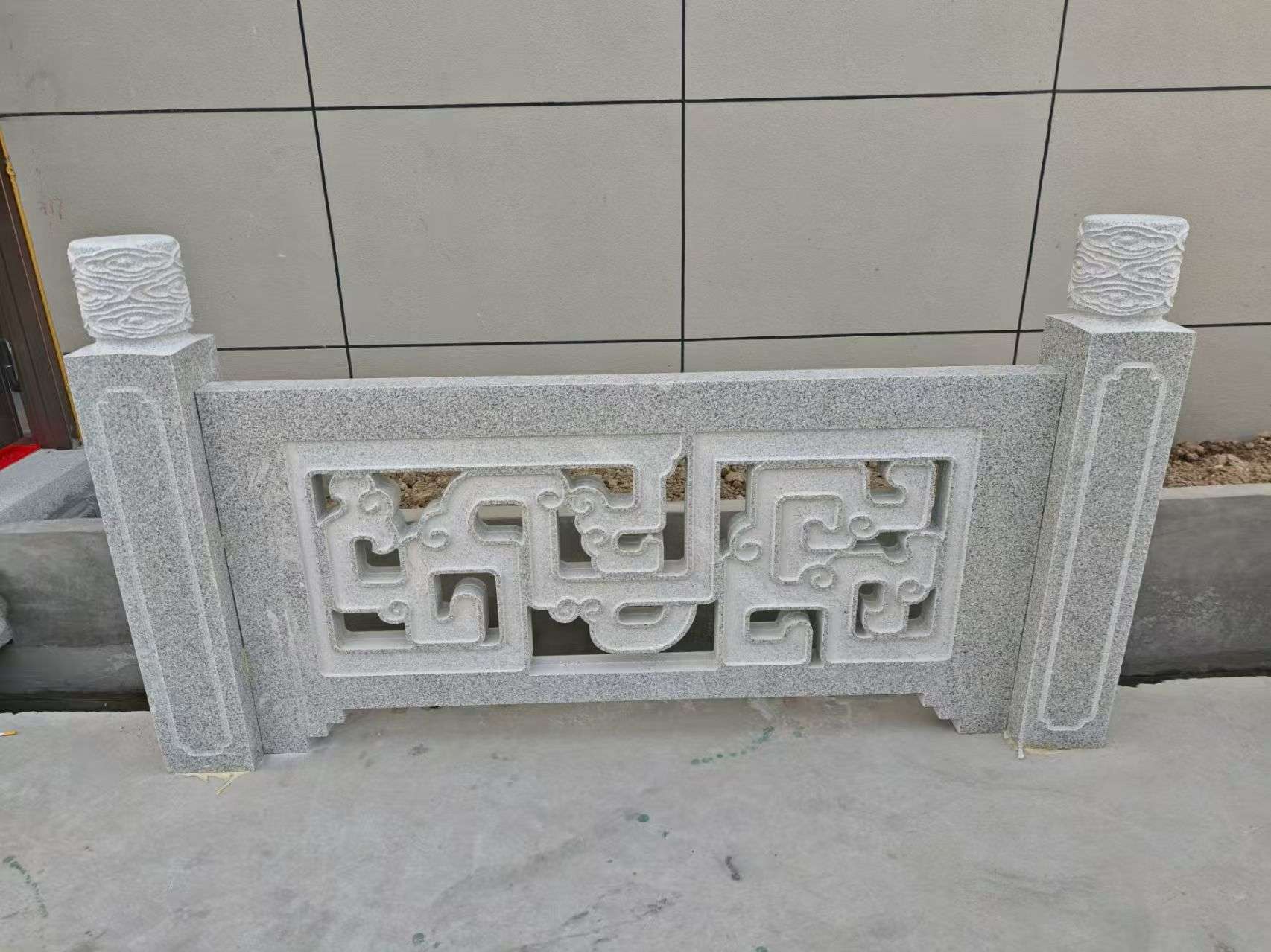 泉州芝麻白河道栏杆 桥栏杆