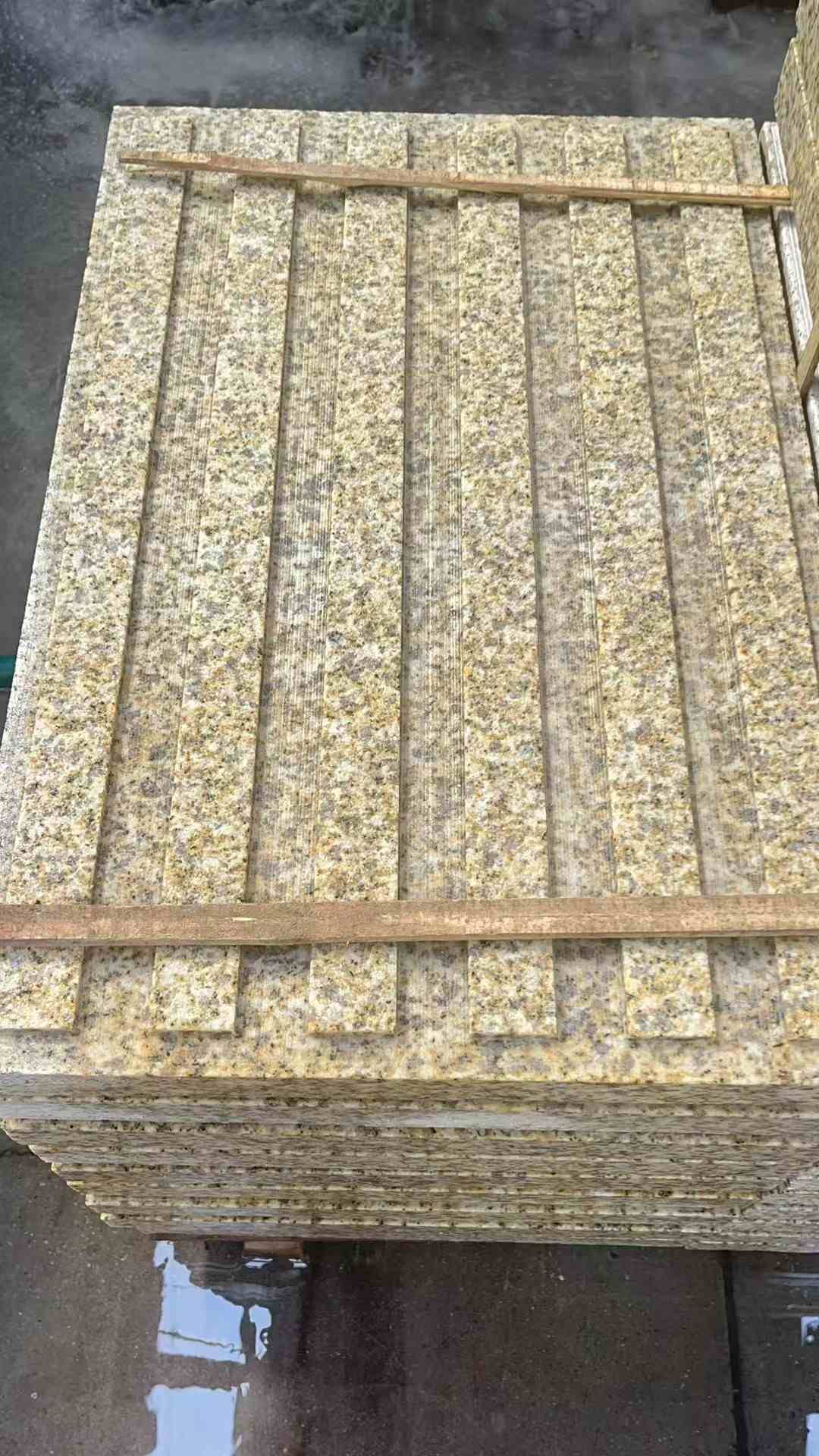 泉州黄金麻盲道 石材盲道